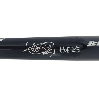 Ichiro Suzuki Seattle Mariners Autographed Black Mizuno Player Model Baseball Bat "HOF 25" - Beckett Authenticated