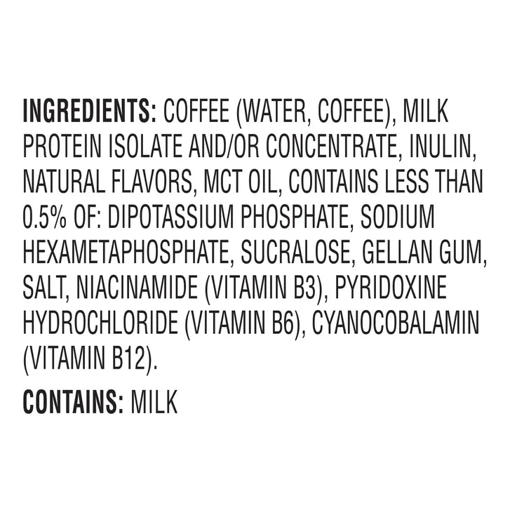 Super Coffee Protein+ 25g Shakes, Vanilla Latte, 11 fl oz, 18-pack