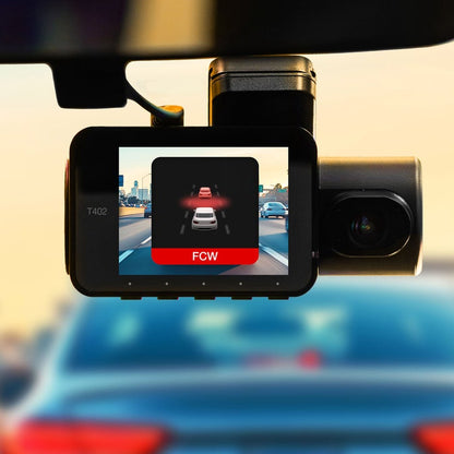 Type S T402 Dual View 4K Dashcam with Enhanced AI Driver Assistance