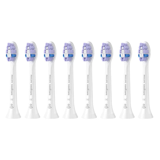 Philips Sonicare GC Gentle Clean Replacement Electric Toothbrush Heads, Ultra Soft Bristle, Gum Care, 8-pack