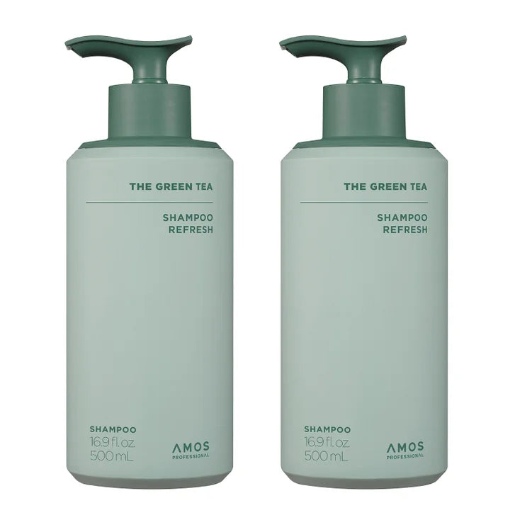 AMOS Professional Green Tea Shampoo, 16.9 fl oz, 2-pack