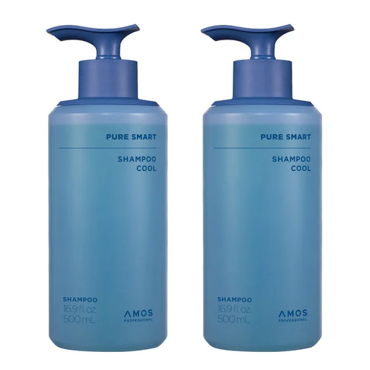 AMOS Professional Pure Smart Shampoo, 16.9 fl oz, 2-pack