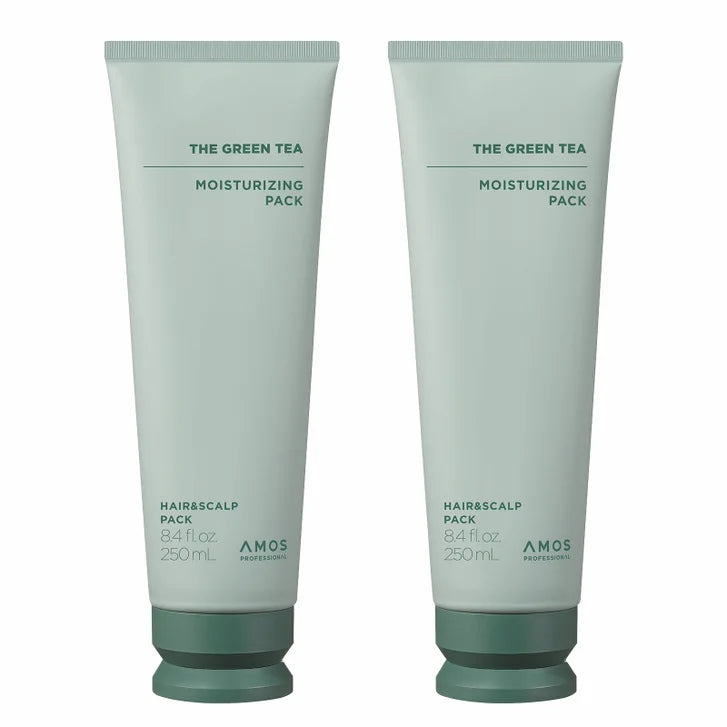 AMOS Professional The Green Tea Moisturizing Pack, 8.4 fl oz, 2-pack