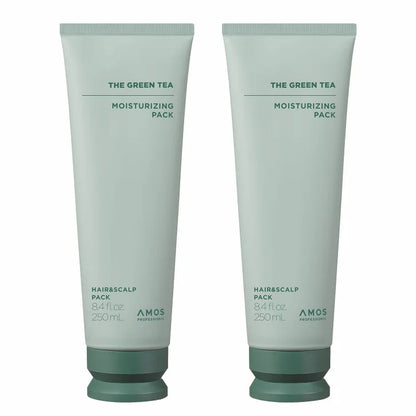 AMOS Professional The Green Tea Moisturizing Pack, 8.4 fl oz, 2-pack