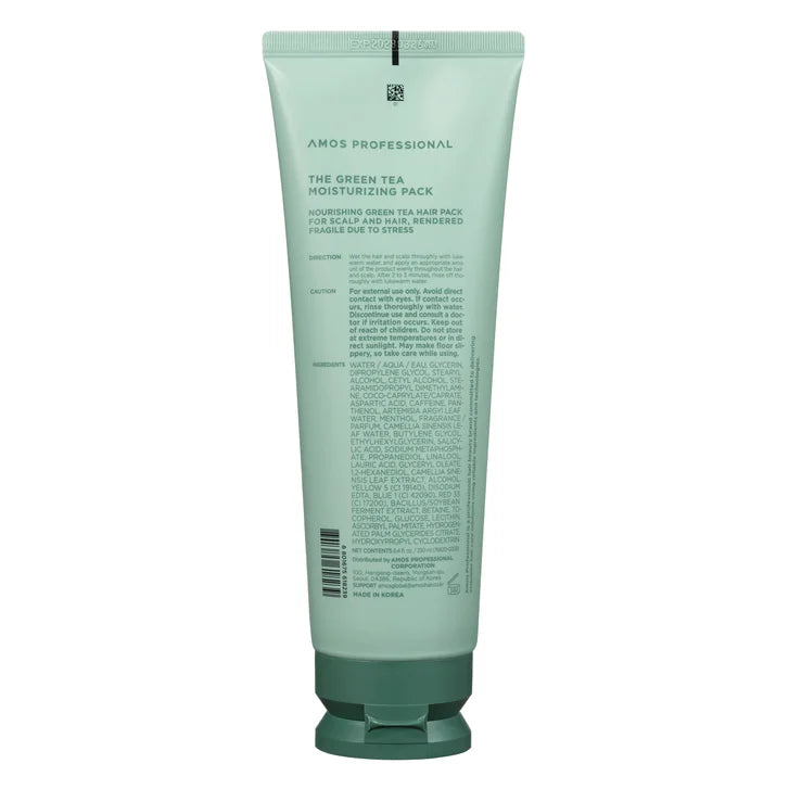 AMOS Professional The Green Tea Moisturizing Pack, 8.4 fl oz, 2-pack