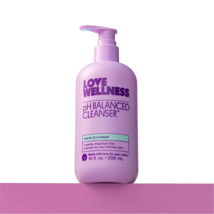 Love Wellness pH Balanced Cleanser and Wipes Bundle