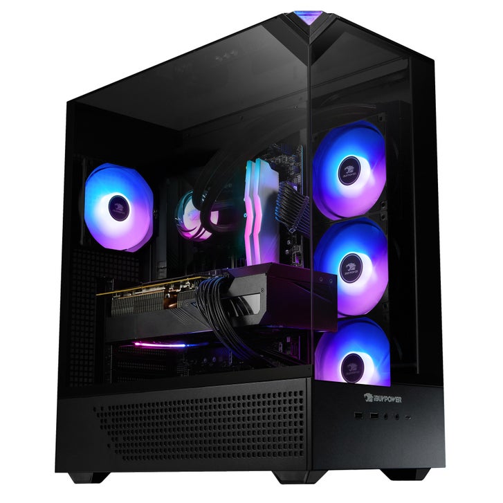 iBUYPOWER Element Gaming PC Desktop - AMD Ryzen 7 9800X3D - NVIDIA GeForce RTX 5070 12GB - Windows 11 Home - 32GB RAM - 2TB SSD