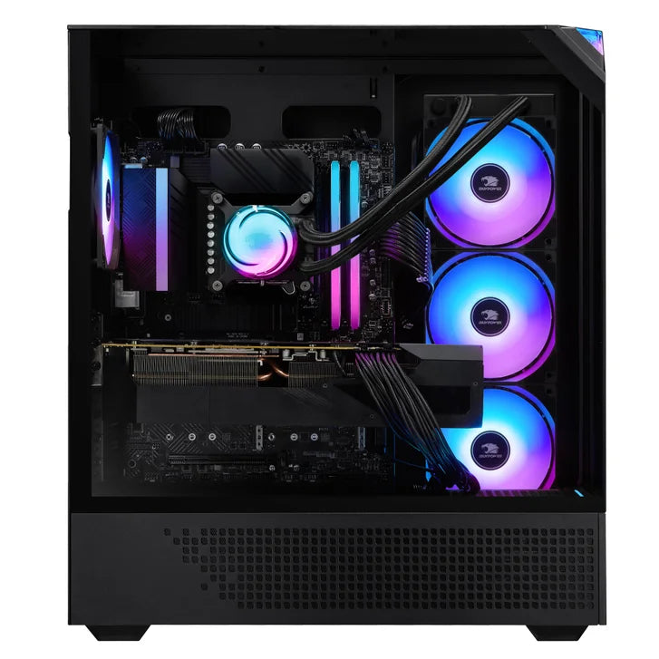 iBUYPOWER Element Gaming PC Desktop - AMD Ryzen 7 9800X3D - NVIDIA GeForce RTX 5070 12GB - Windows 11 Home - 32GB RAM - 2TB SSD