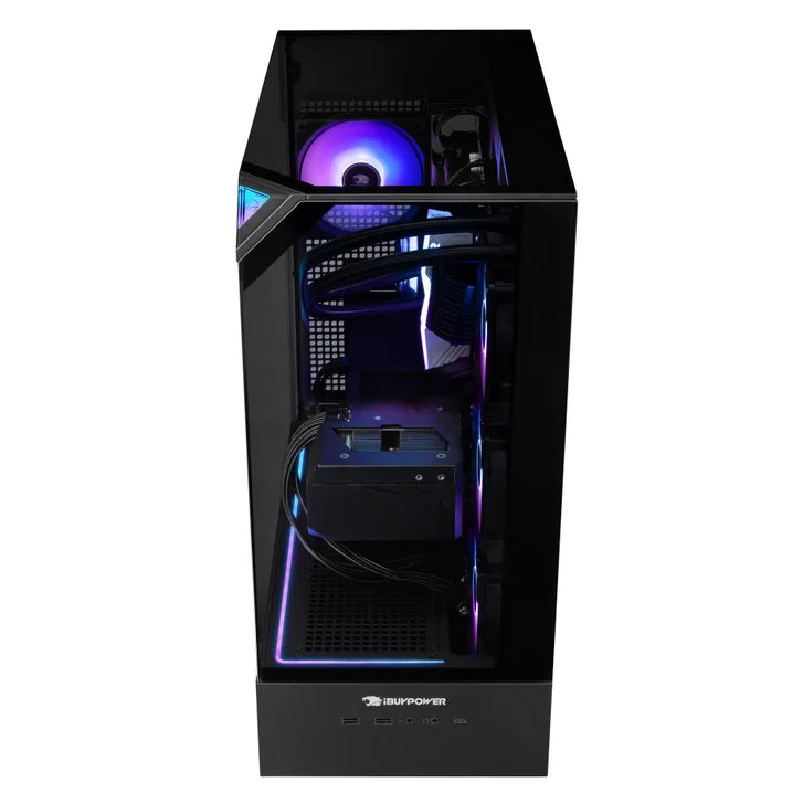 iBUYPOWER Element Gaming PC Desktop - AMD Ryzen 7 9800X3D - NVIDIA GeForce RTX 5070 12GB - Windows 11 Home - 32GB RAM - 2TB SSD
