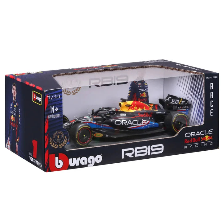 Bburago 1:18 Formula Die-cast Car, Red Bull