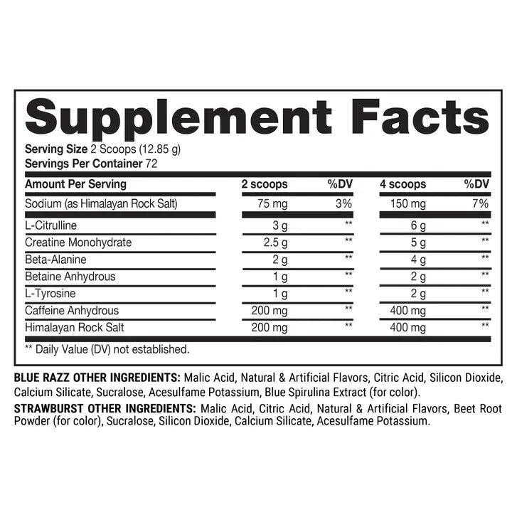 Mr. Hyde Signature Pre-Workout Multi-flavor with Creatine, 72 Servings