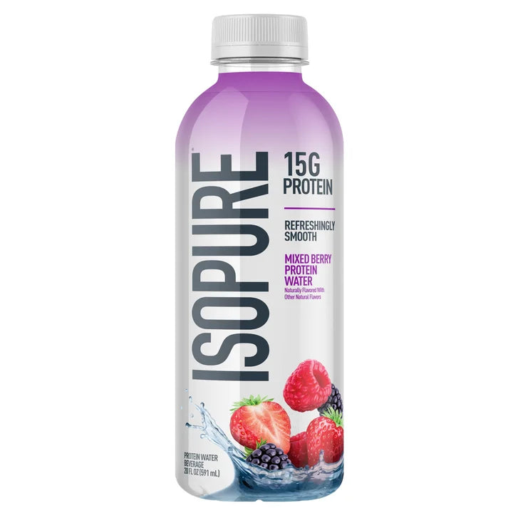 Isopure Mixed Berry 15g Protein Drink, 12-pack