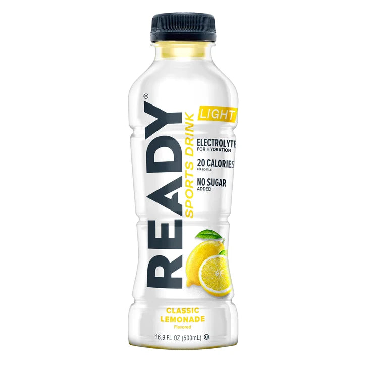 Ready Sports Drink Light, Classic Lemonade, 16.9 fl oz, 12-count