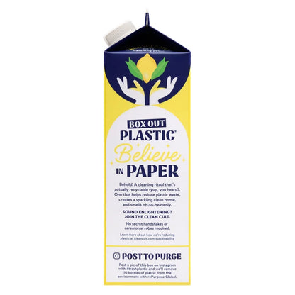 Cleancult Liquid Dish Soap, Lemon Verbena, 32 fl oz, 6-count