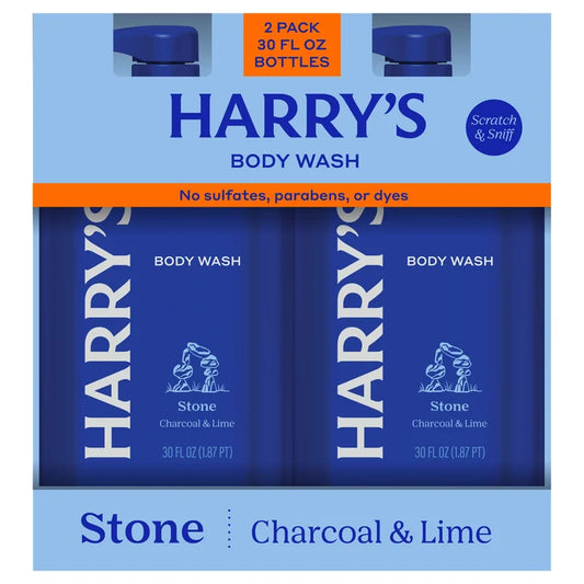 Harry’s Stone Body Wash, 30 fl oz, 2-pack