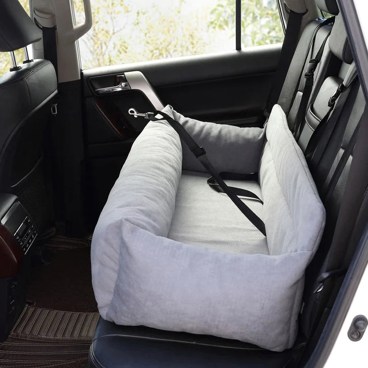 Petnology Tough Traveler Three-seater Car Pet Bed