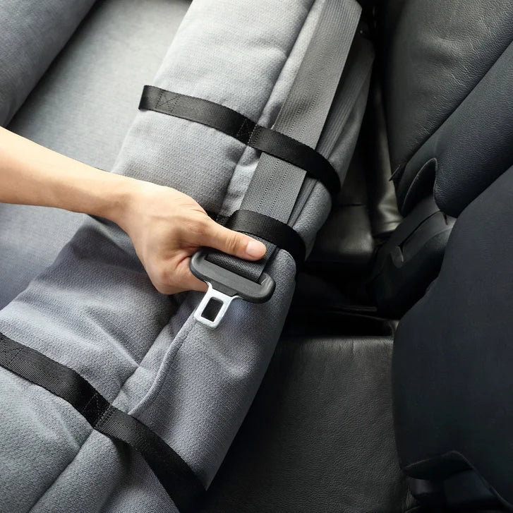 Petnology Tough Traveler Three-seater Car Pet Bed