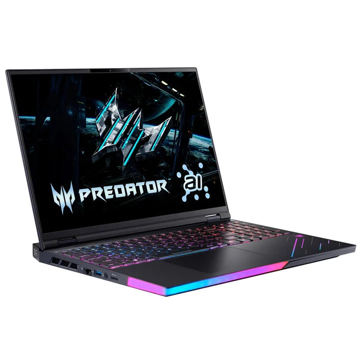 Acer Predator Helios 16" AI Gaming Laptop – Intel Core Ultra 9 processor 275HX (13 NPU TOPS) - 2560 x 1600 display @ 240Hz - NVIDIA GeForce RTX 5090 Laptop GPU (1824 AI TOPS) - 32GB RAM - 2TB SSD - Windows 11 Home - Abyssal Black