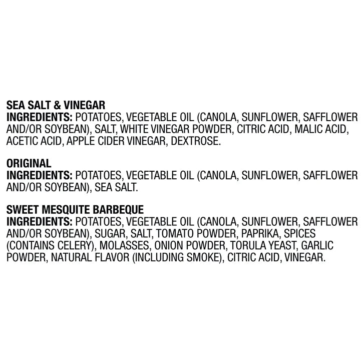 Cape Cod Kettle Cooked Potato Chips, Variety Pack, 1.5 oz, 36-count