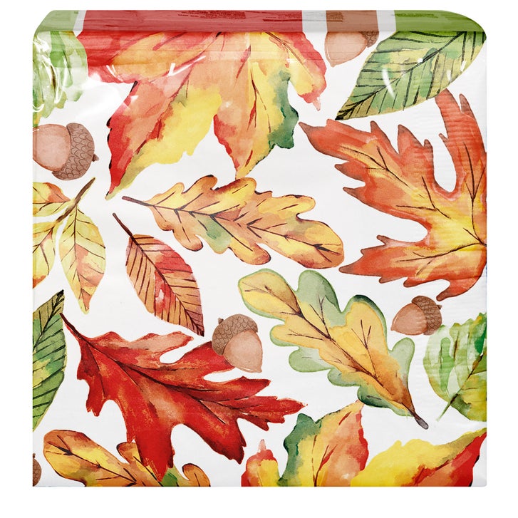 Artstyle Paper Plate and Napkin Bundle, Sunny Fall, 200-count