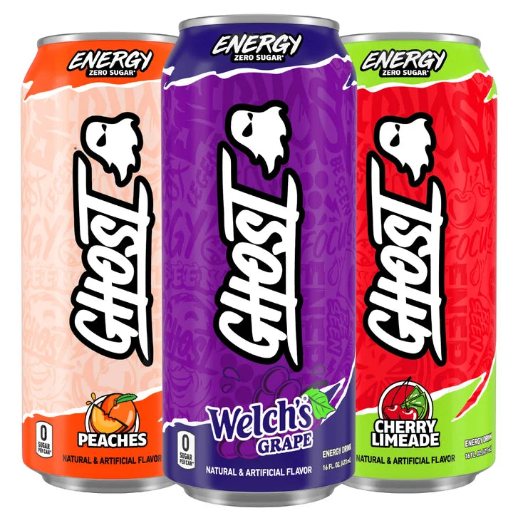 Ghost Energy Drink, Variety Pack, 16 fl oz, 18-count