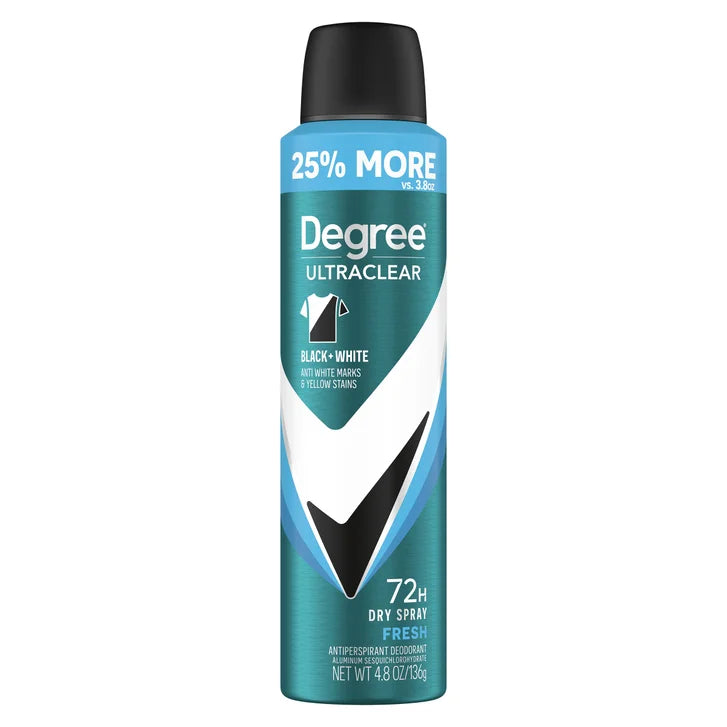 Degree Antiperspirant Deodorant Spray, 4.8 oz, 3-pack
