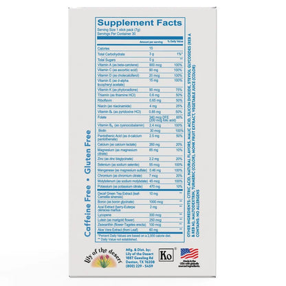 EcoDrink Complete Multivitamin Drink Mix, 30 Packets