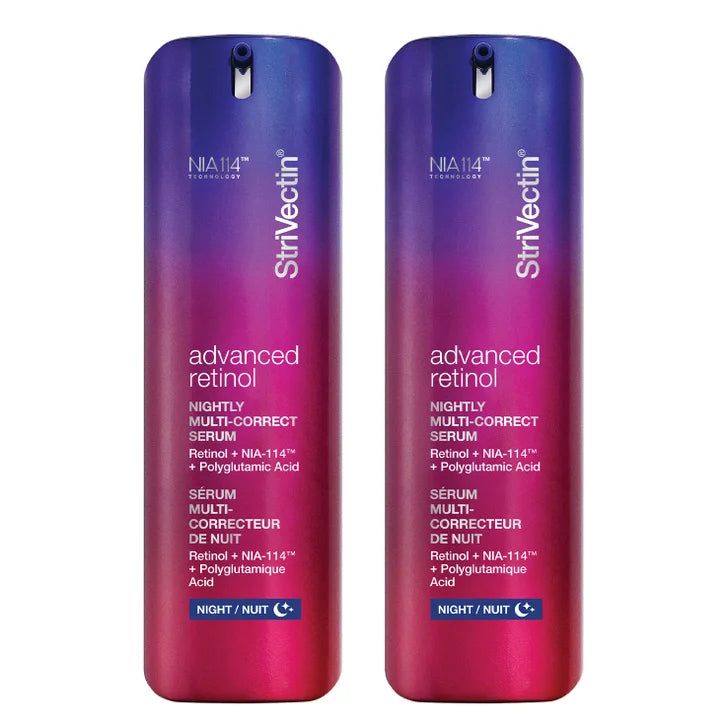 StriVectin Advanced Retinol Nightly Multi-Correct Serum, 1 fl oz, 2-pack