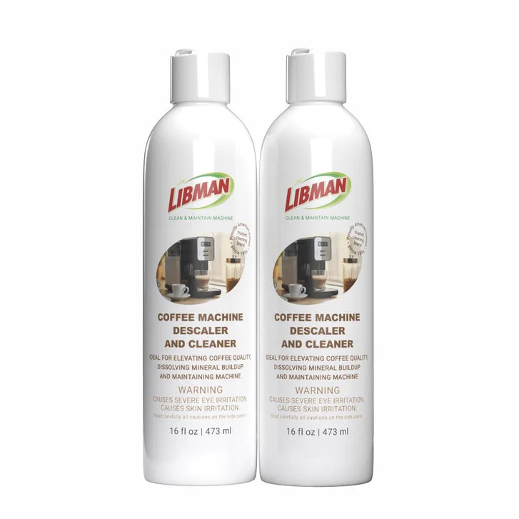 Libman Coffee Machine Descaler and Cleaner, 16 fl oz, 2-count