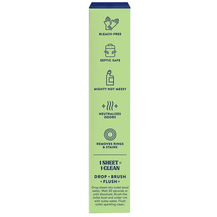 Cleancult Toilet Bowl Cleaner Sheets, Fresh Lemon, 256-count