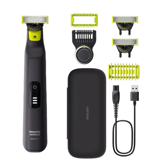 Philips Norelco OneBlade 360 Pro Face + Body Hybrid Electric Trimmer and Shaver