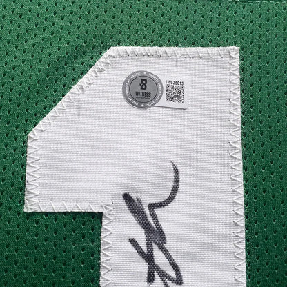Joe Namath Autographed Framed Green Jersey New York Jets - Beckett Authenticated