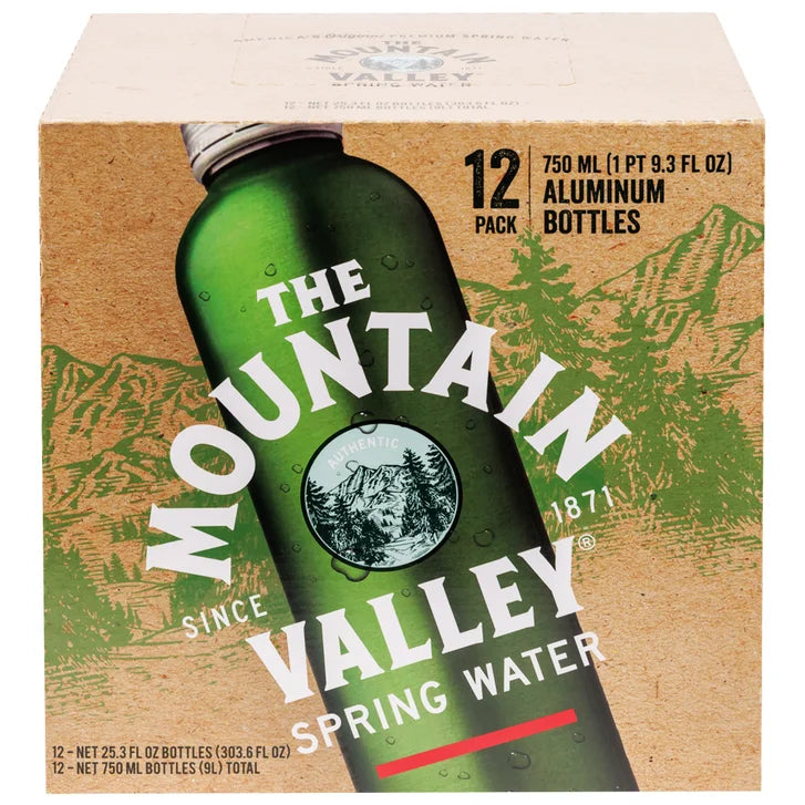 The Mountain Valley Spring Water, 25.3 fl oz, 12-count