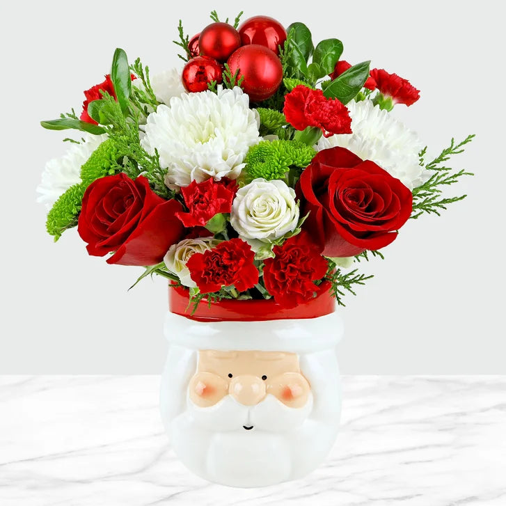 Letters to Santa Fresh Cut Floral Arrangement, 21-stems