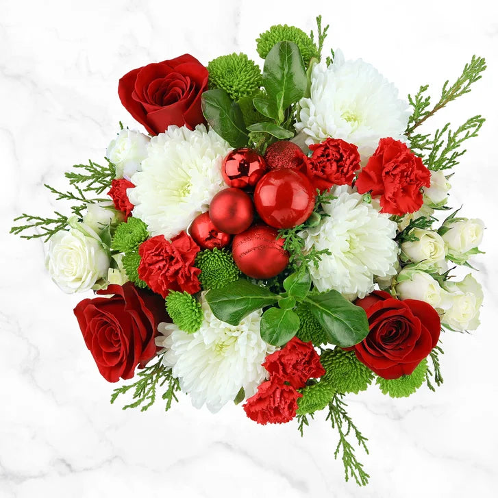 Letters to Santa Fresh Cut Floral Arrangement, 21-stems
