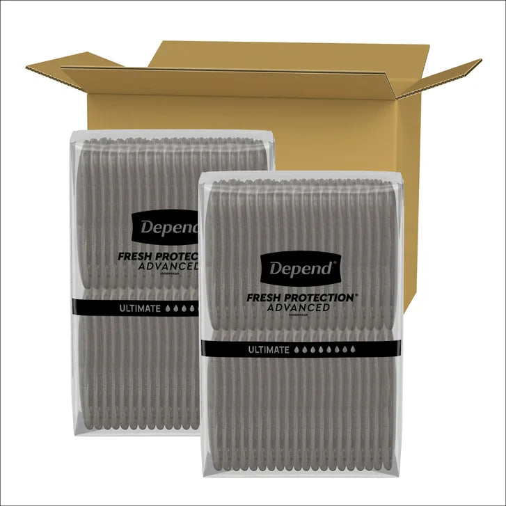 Depend Fresh Protection Advanced Incontinence Underwear for Men, Ultimate Absorbency
