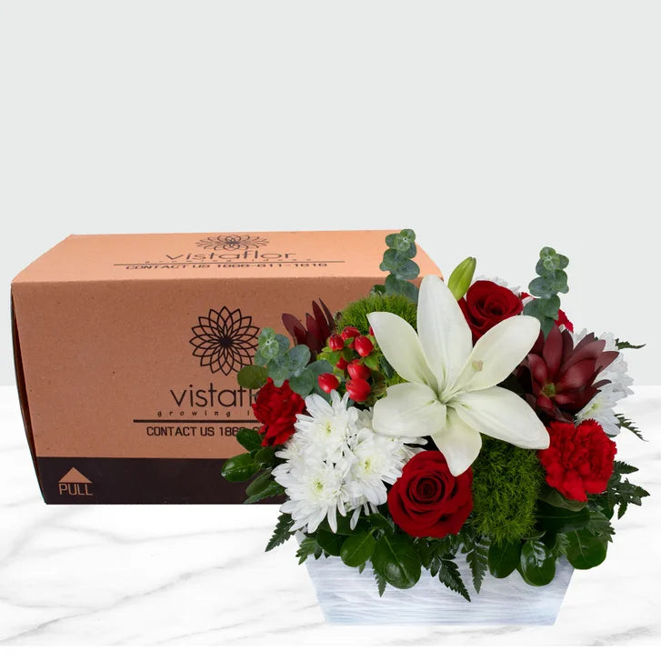 Snow Day Fresh Cut Floral Arrangement, 20-stems