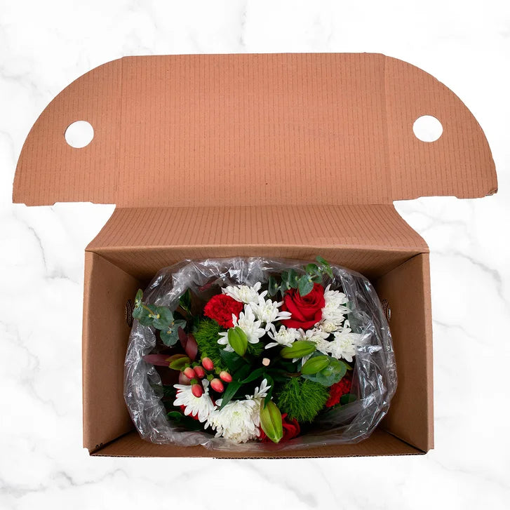 Snow Day Fresh Cut Floral Arrangement, 20-stems