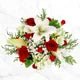 Snow Angel Fresh Cut Floral Arrangement, 18-stems