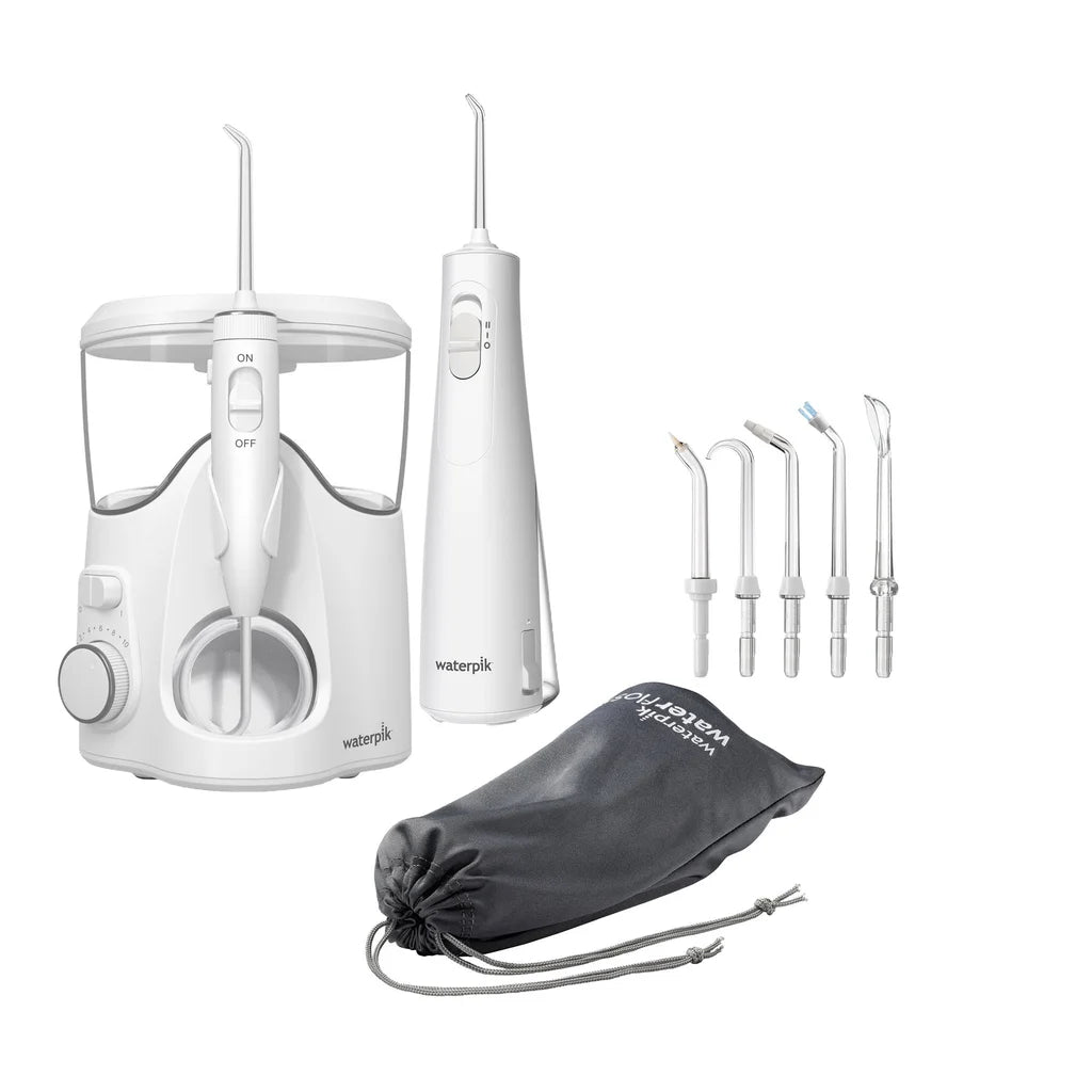 Waterpik Ultra Plus and Cordless Enhance 3000 Water Flosser Combo Pack