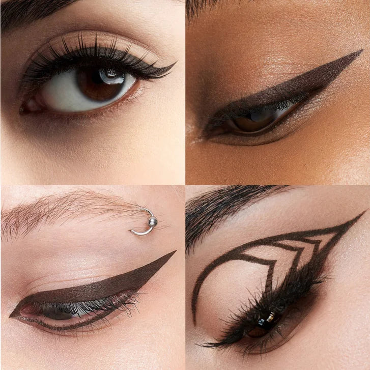 Stila Cosmetics Stay All Day Waterproof Liquid Eye Liner, Dark Brown, 2-pack, .016 fl oz