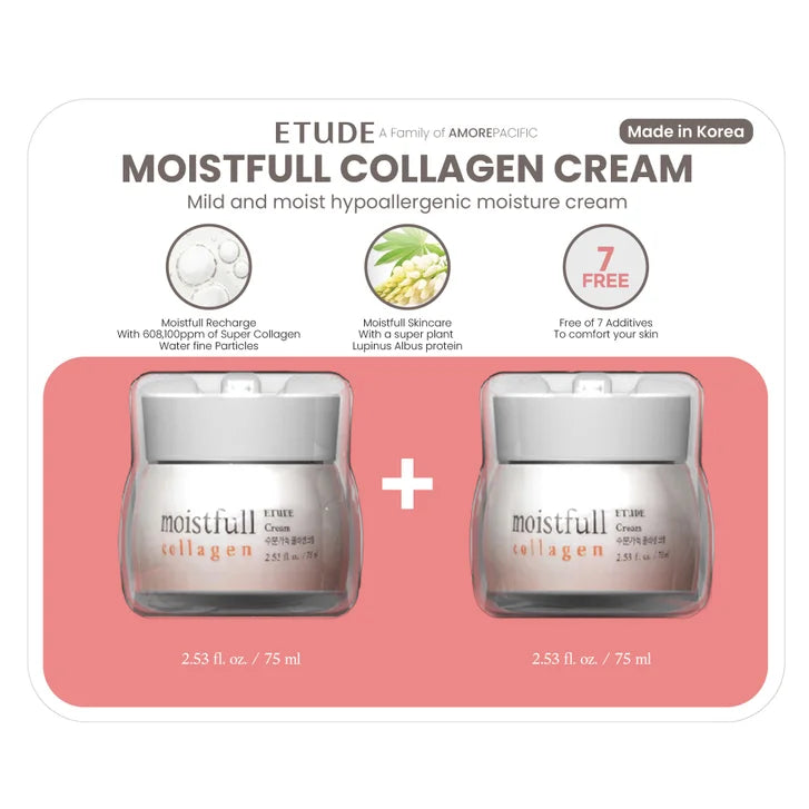 Etude Collagen Cream 2.53 fl oz, 2-pack