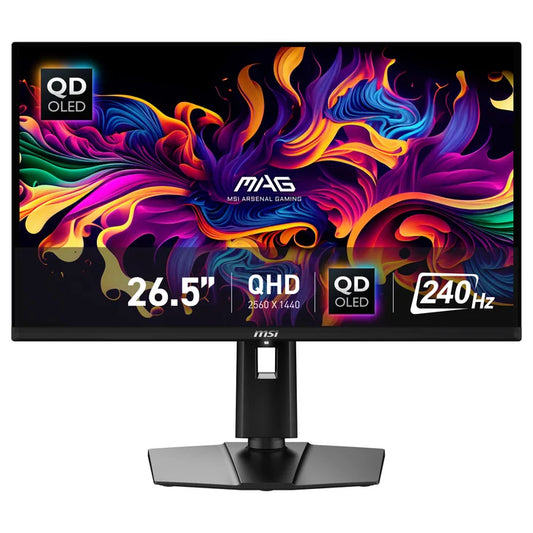 MSI 26.5" WQHD QD-OLED 240Hz AMD FreeSync Premium Pro Gaming Monitor
