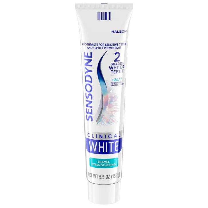 SENSODYNE Clinical White Toothpaste, 5.5 oz, 3-pack