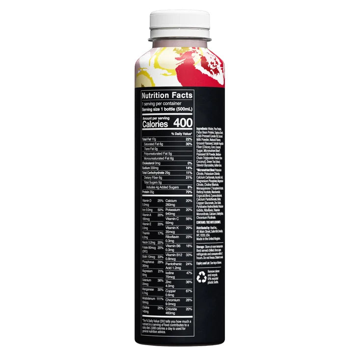 Huel Black Edition High-Protein Strawberry Banana Meal Replacement Drink, 16.9 fl oz, 12-pack