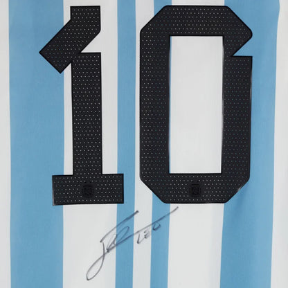 Lionel Messi Autographed 2022-23 Argentina National Team Home Jersey