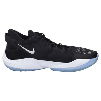 Giannis Antetokounmpo Milwaukee Bucks Autographed Game-Used Black Nike Shoes vs. Miami Heat on August 31, 2020 with "Game Worn The Bubble" Inscription