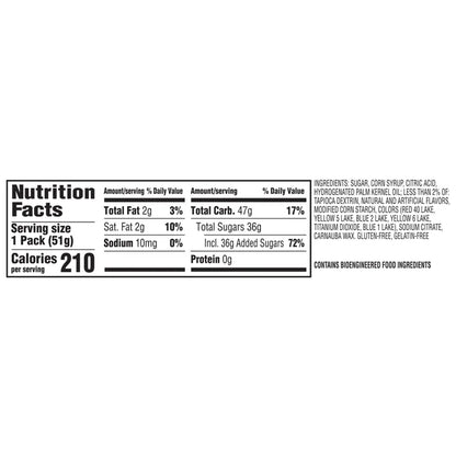 Skittles Bite Size Candy, Sour, 1.8 oz, 24-count