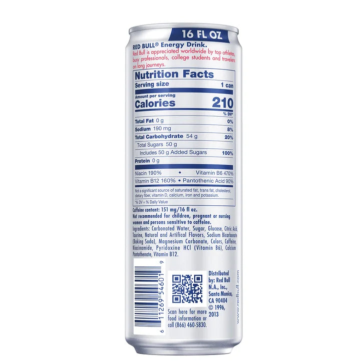 Red Bull Energy Drink, 16 fl oz, 12-count