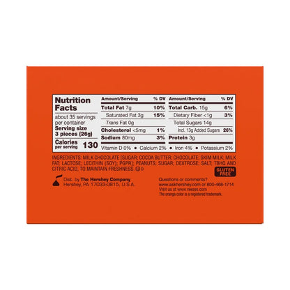 Reese's Peanut Butter Cups, Miniatures, 0.31 oz, 105-count